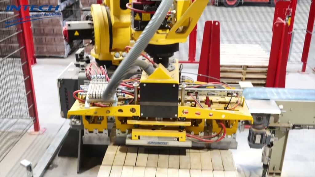 brick mix installatie met spiderrobot